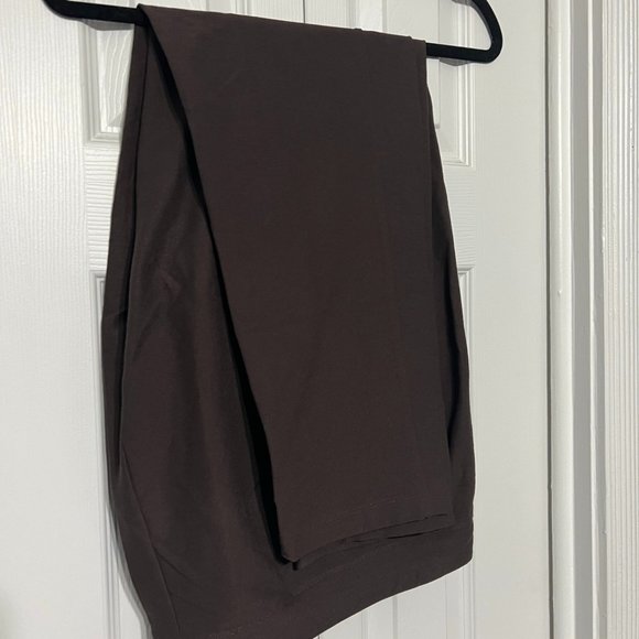 Eileen Fisher Skinny Ankle pant size XL Espresso Brown - Picture 2 of 7